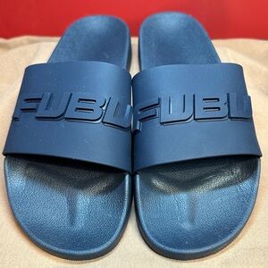 Fubu Men’s Gray Athletic Sport Cushion Court Slide Size 9 Lightweight Ergonomic
